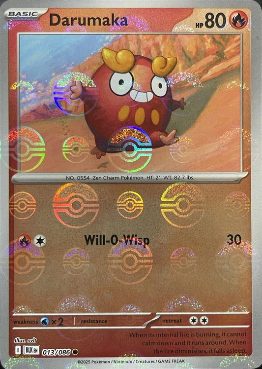 Darumaka (Poke Ball Pattern) - SV: Black Bolt (BLK)