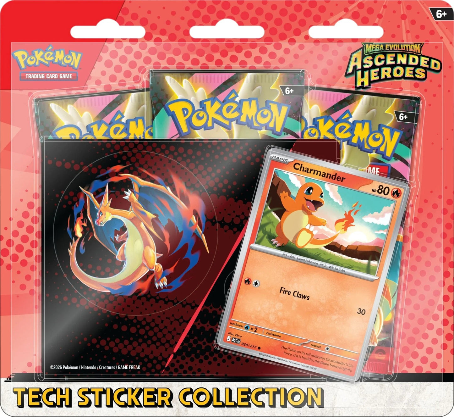 Ascended Heroes - Tech Sticker Collection - Charmander