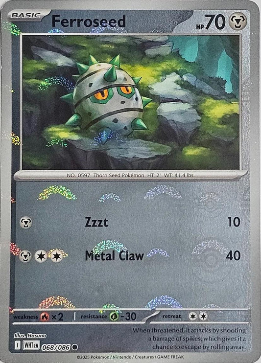 Ferroseed (Poke Ball Pattern) - SV: White Flare (WHT)