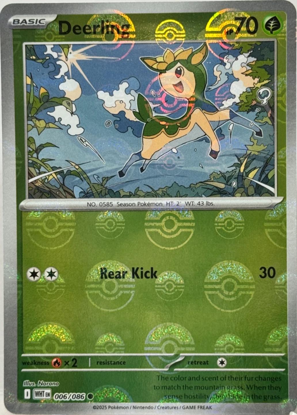 Deerling (Poke Ball Pattern) - SV: White Flare (WHT)