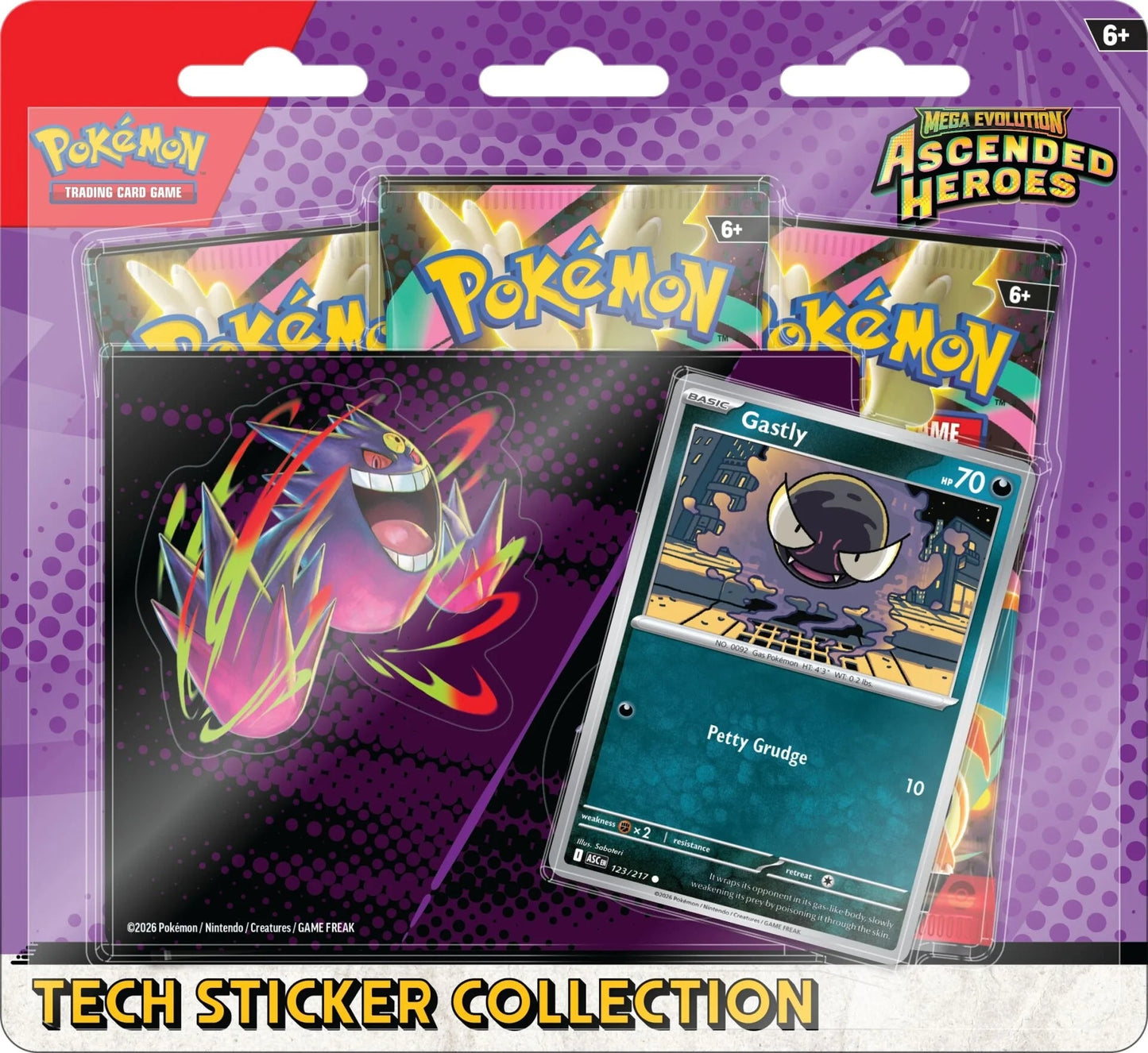 Ascended Heroes - Tech Sticker Collection - Gastly