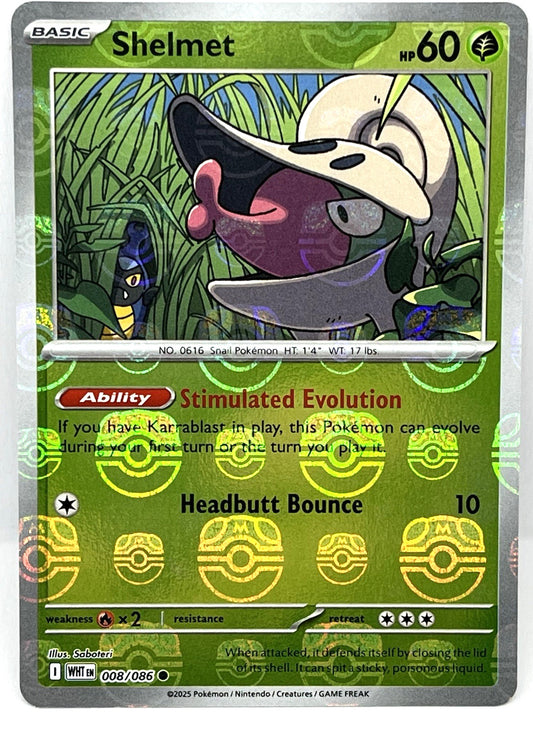 Shelmet (Master Ball Pattern) - SV: White Flare (WHT)